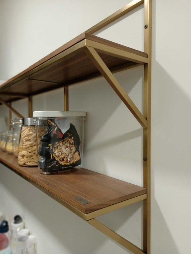 Beautiful Brass Gold Plated Shelving, Furniture & Home Living ...