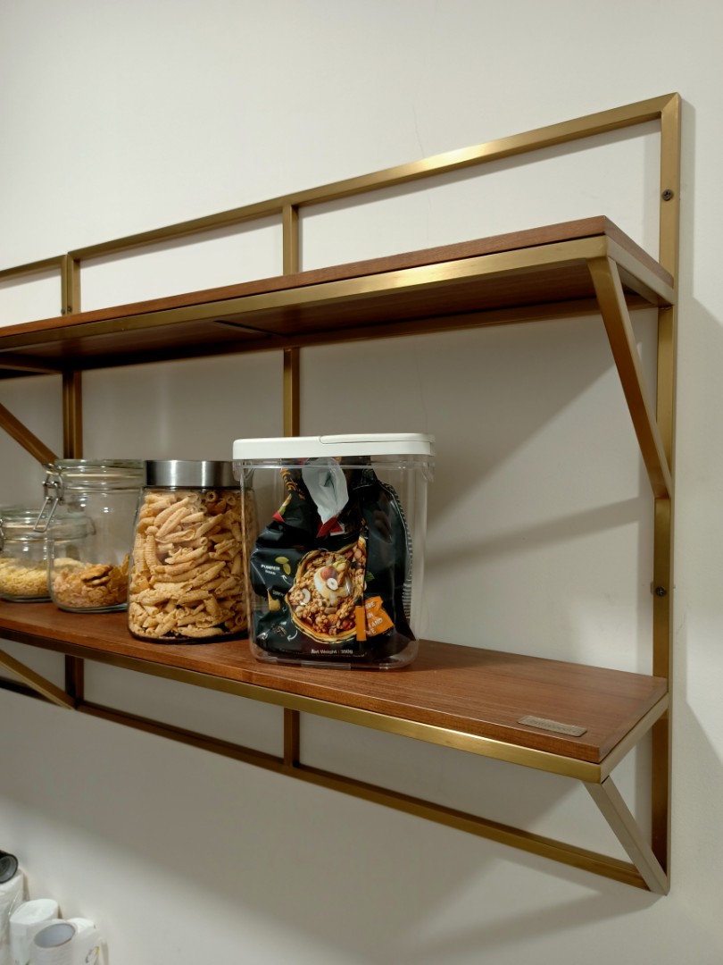 Beautiful Brass Gold Plated Shelving, Furniture & Home Living ...