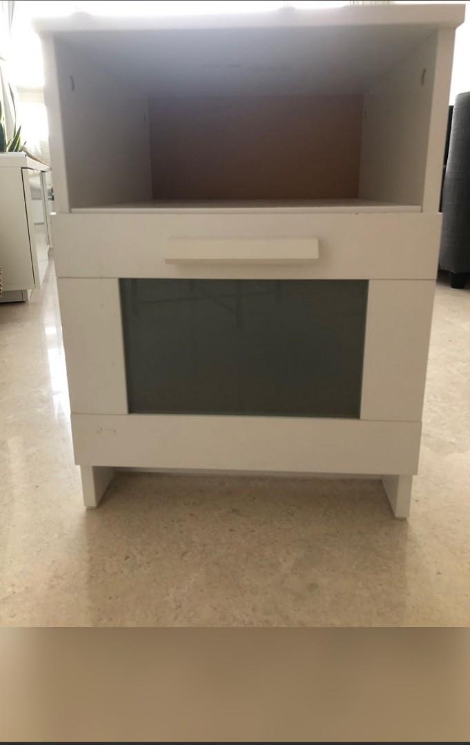 Bedside table IKEA Brimnes (Great Quality), Furniture & Home Living