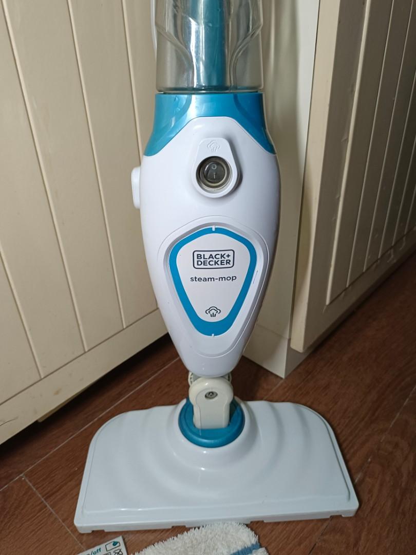 Black & Decker Steam Mop + 2 microfiber pads, TV & Home Appliances