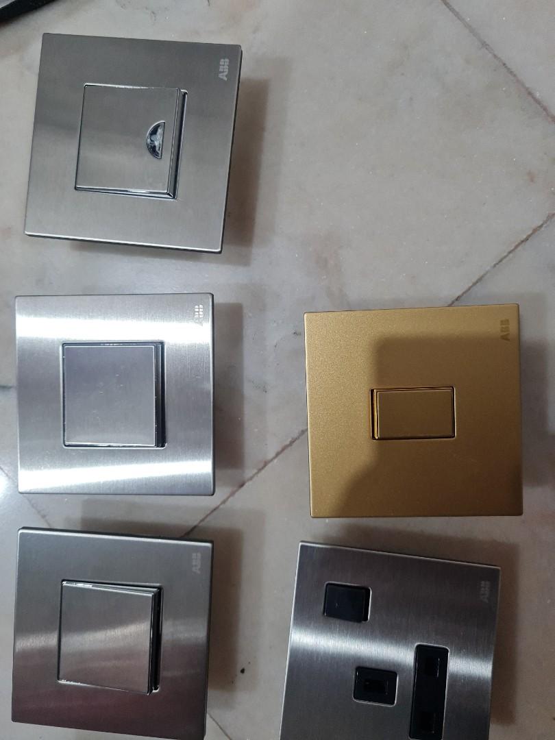 BN ABB switches. Price is for all switches, TV & Home Appliances