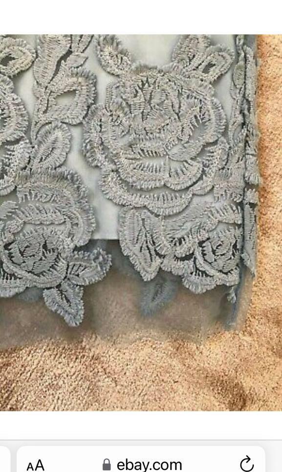 BNWT REISS Size 8 Meghan Floral Lace Bodycon Semi sheer Dress