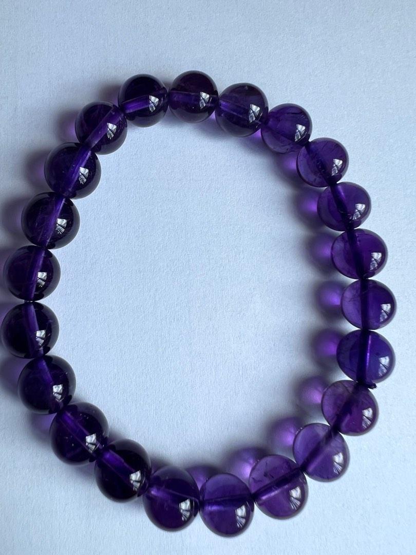 Natural Stone Healing Crystal Stretch Beaded Bracelet Women Men