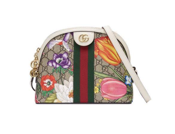 Gucci ophidia tote floral deals