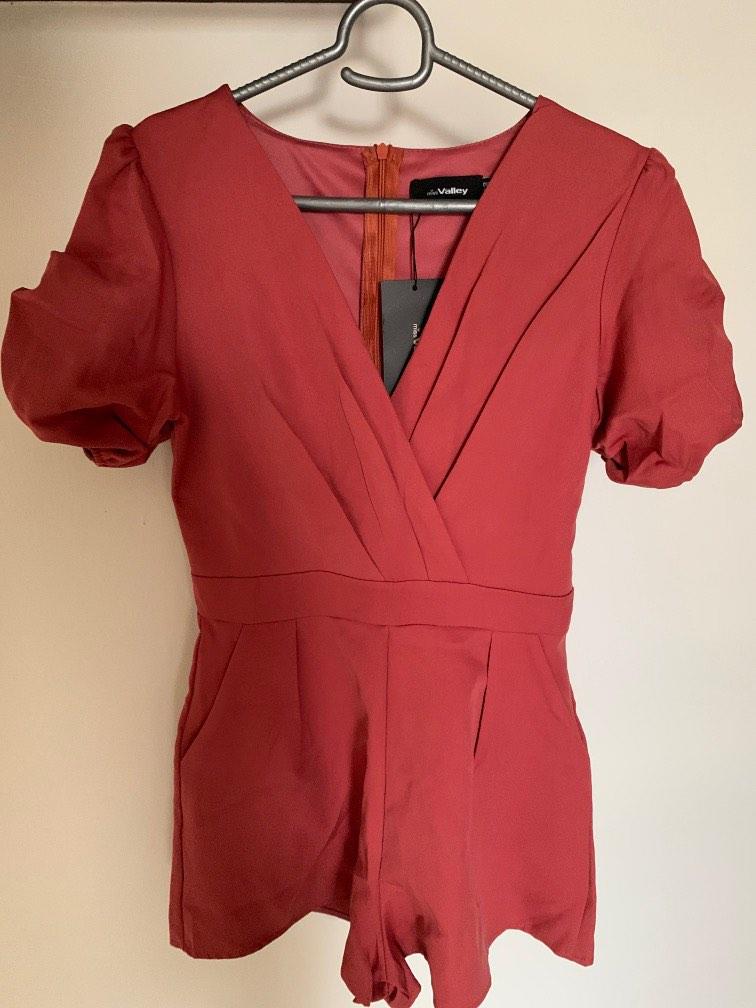 Brand New Temt/Valley girl Romper, Women's Fashion, Dresses & Sets