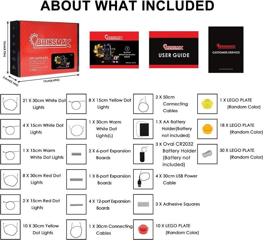 BRIKSMAX Led Lighting Kit for LEGO Technic Bucket Wheel Excavator