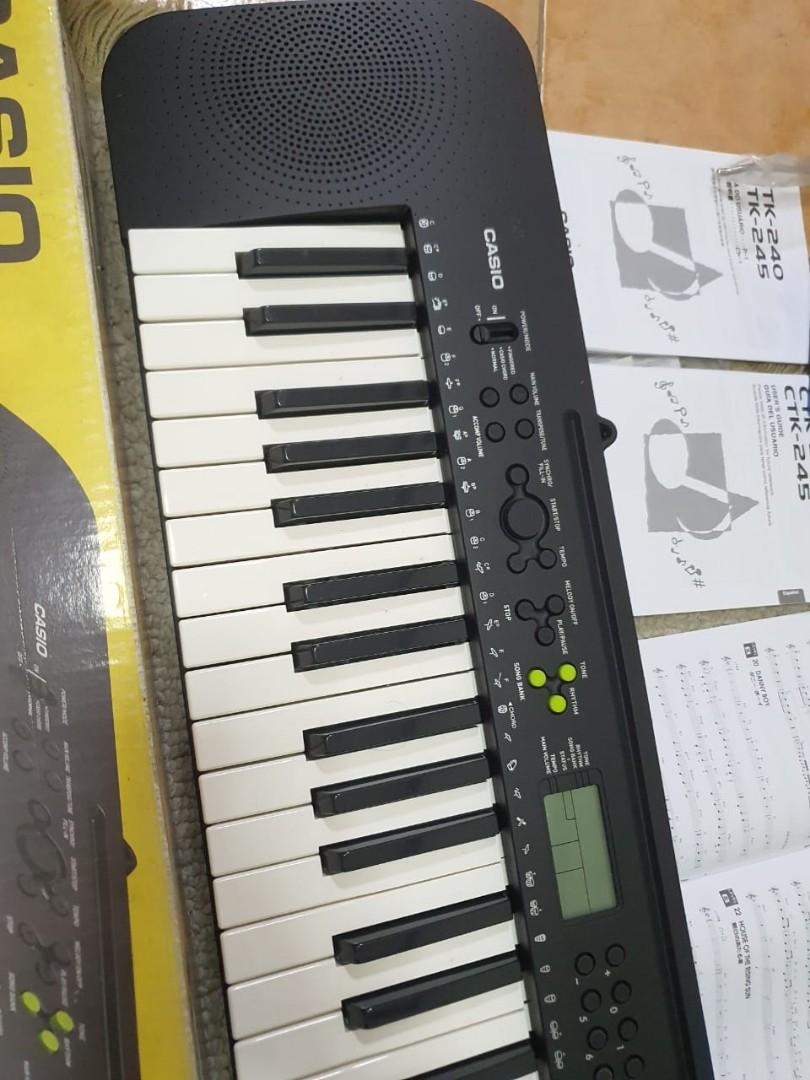 CASIO ELECTRONIC KEYBOARD CTK240, Hobbies & Toys, Music & Media