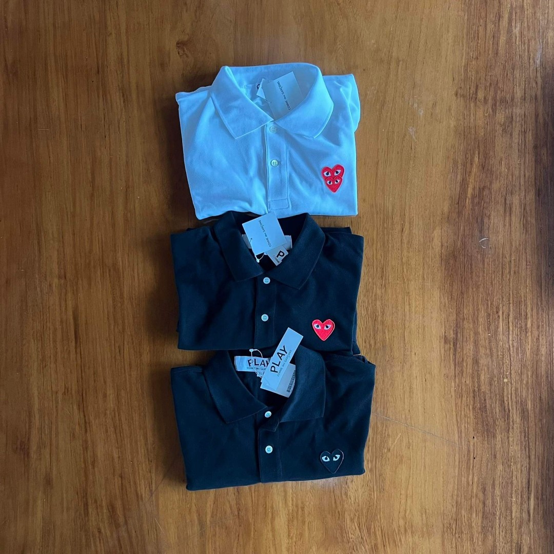 cdg play dress shirt