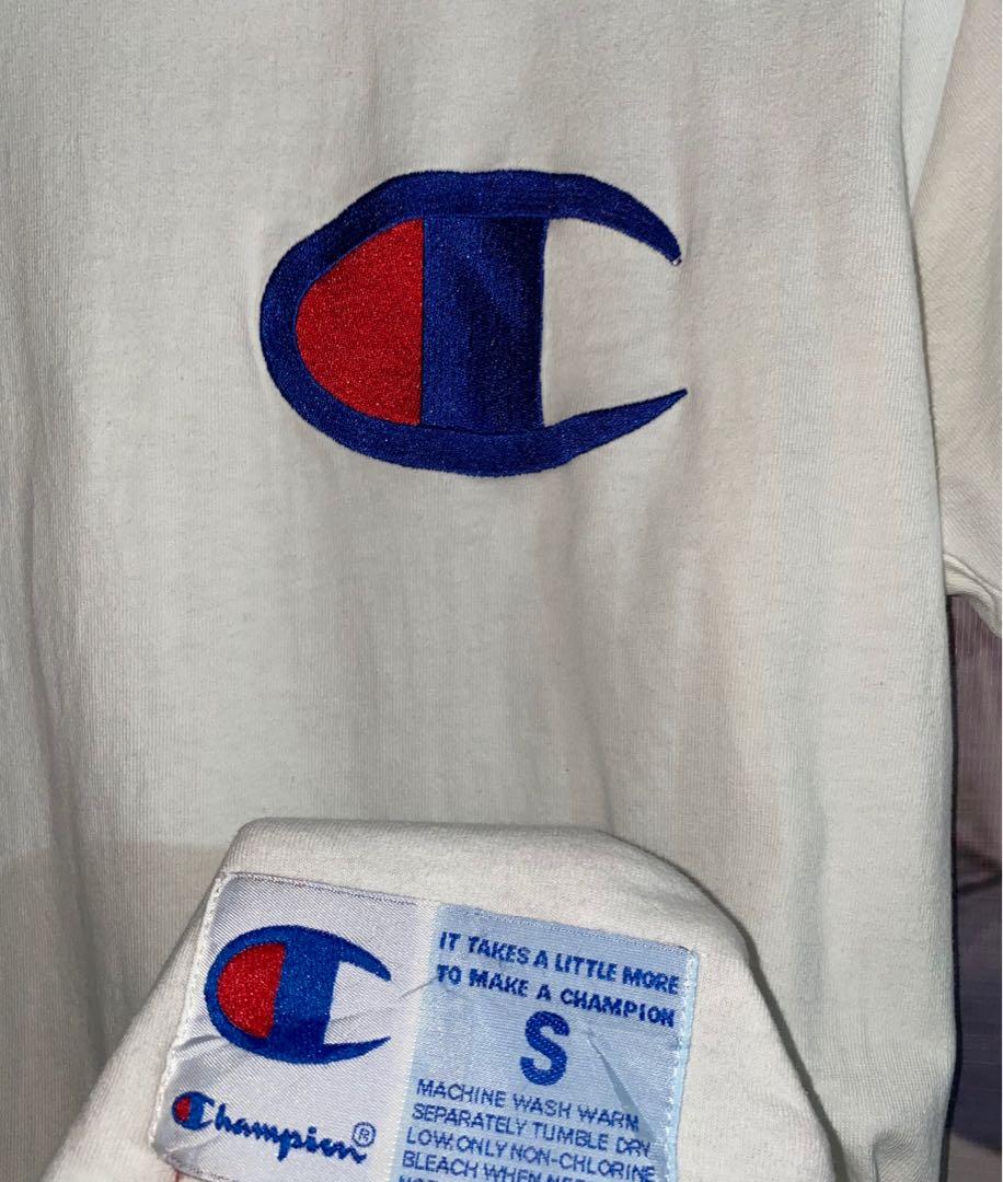Champion sweater fake vs real outlet 88