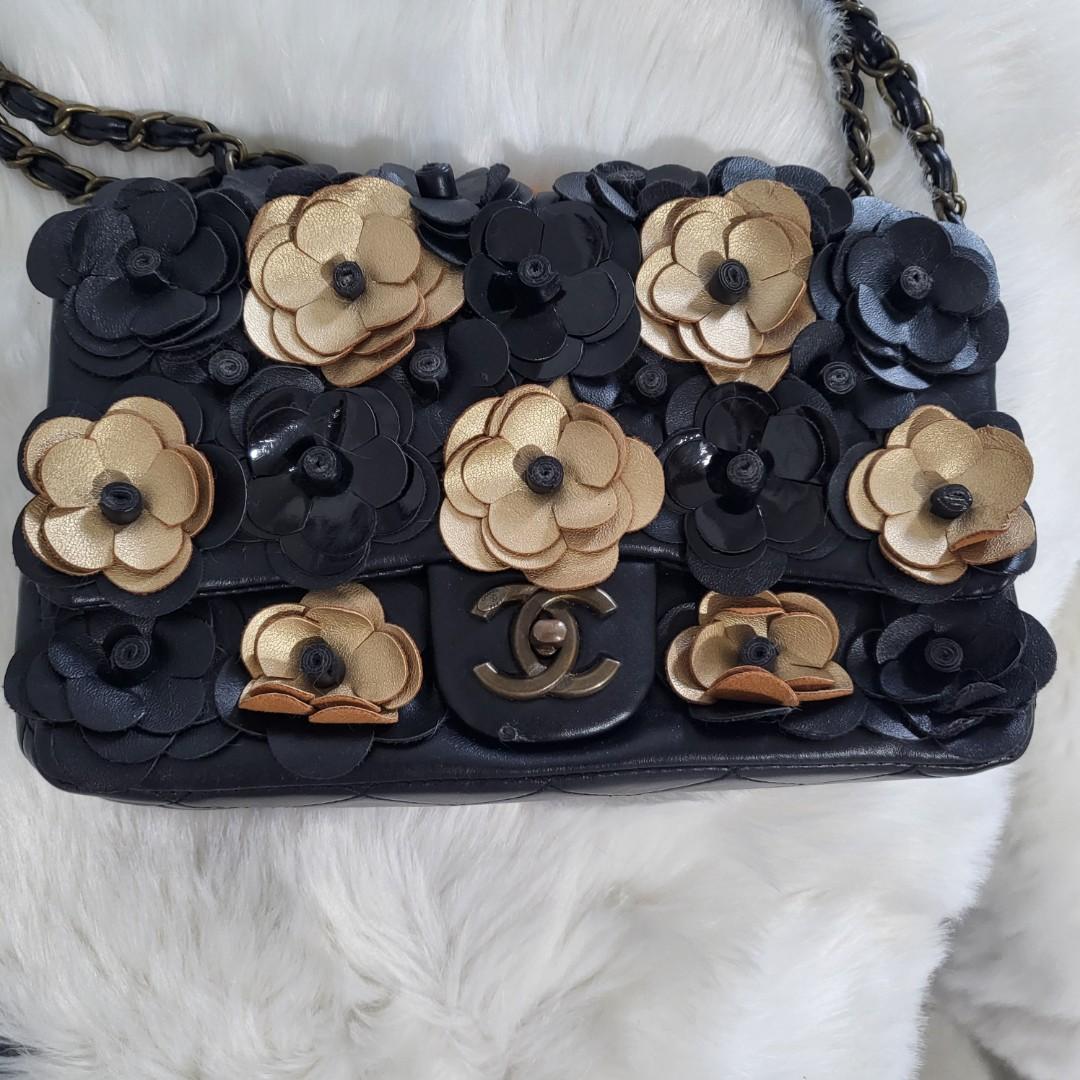 Chanel flower sales bag