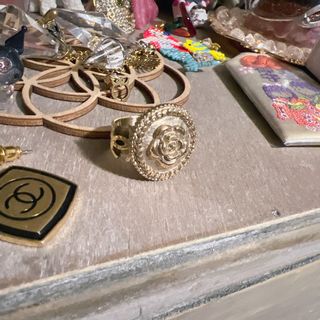Chanel Camellia Ring • Rare💖64221777567363110