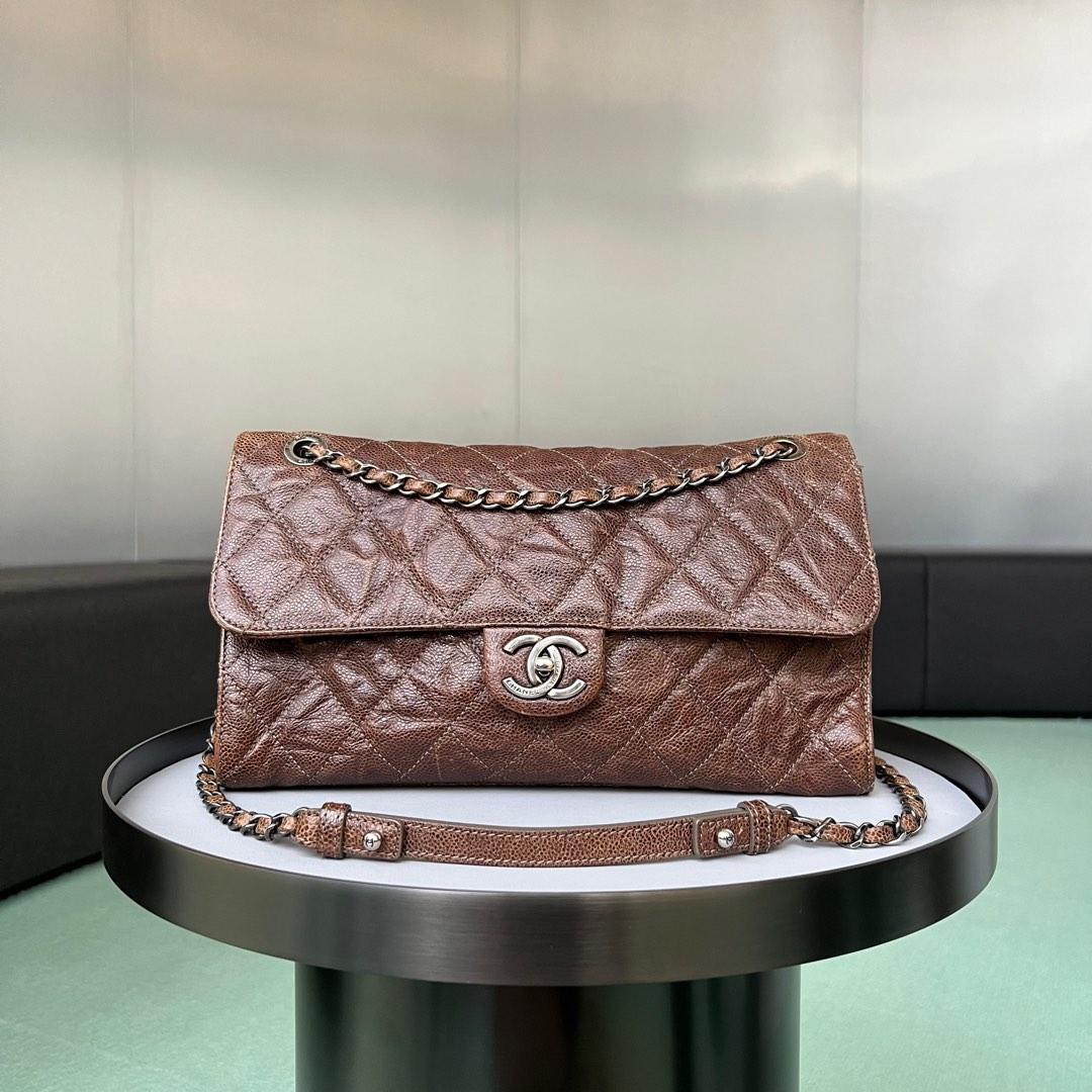 Chanel CC Crave Flap Large, Luxury, Bags & Wallets on Carousell