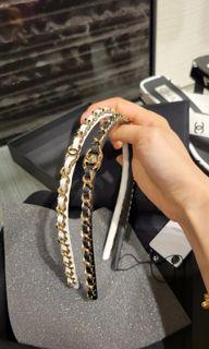 Chanel hairband (黑色）