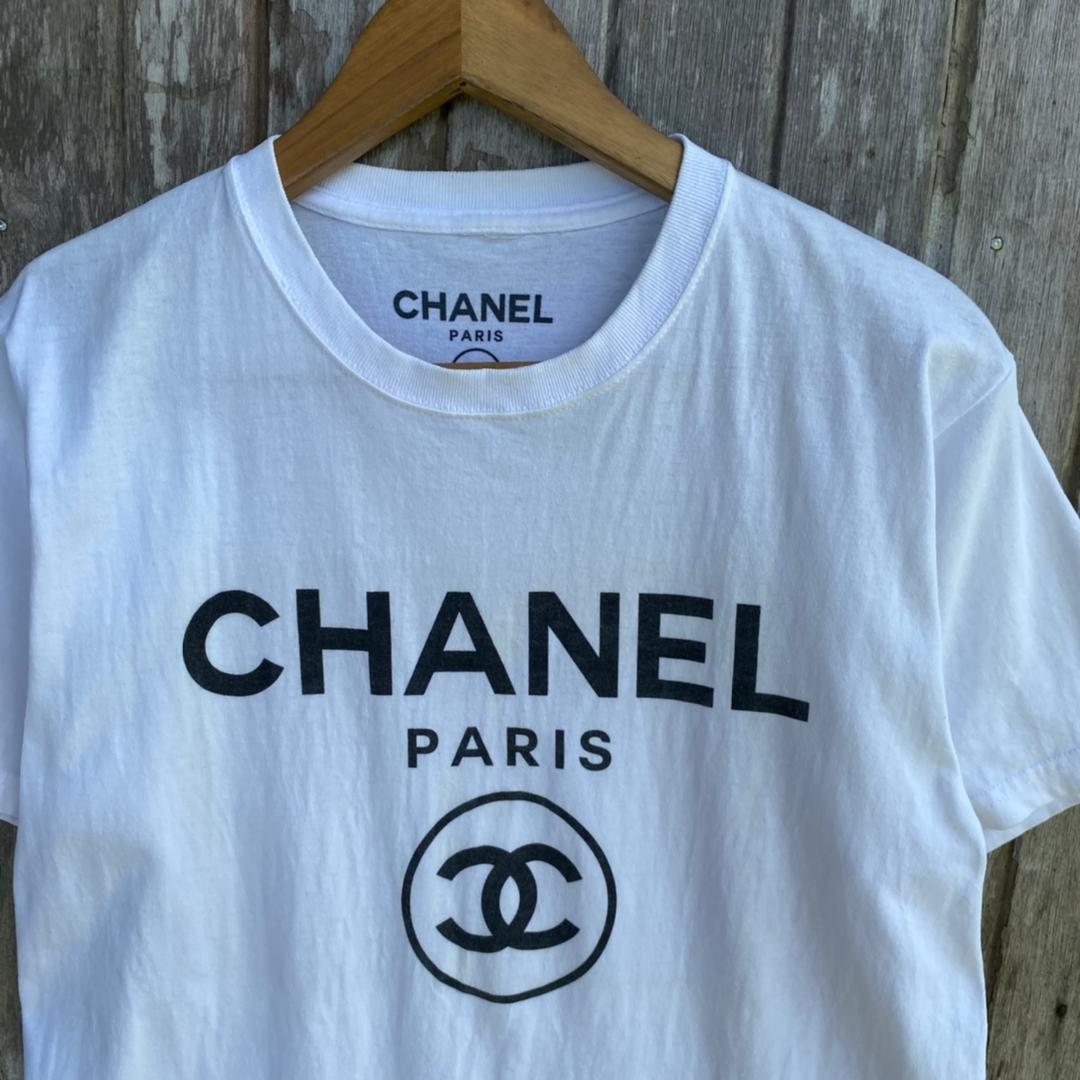 Chanel Paris T-shirt, Men's Fashion, Tops & Sets, Tshirts & Polo Shirts on  Carousell