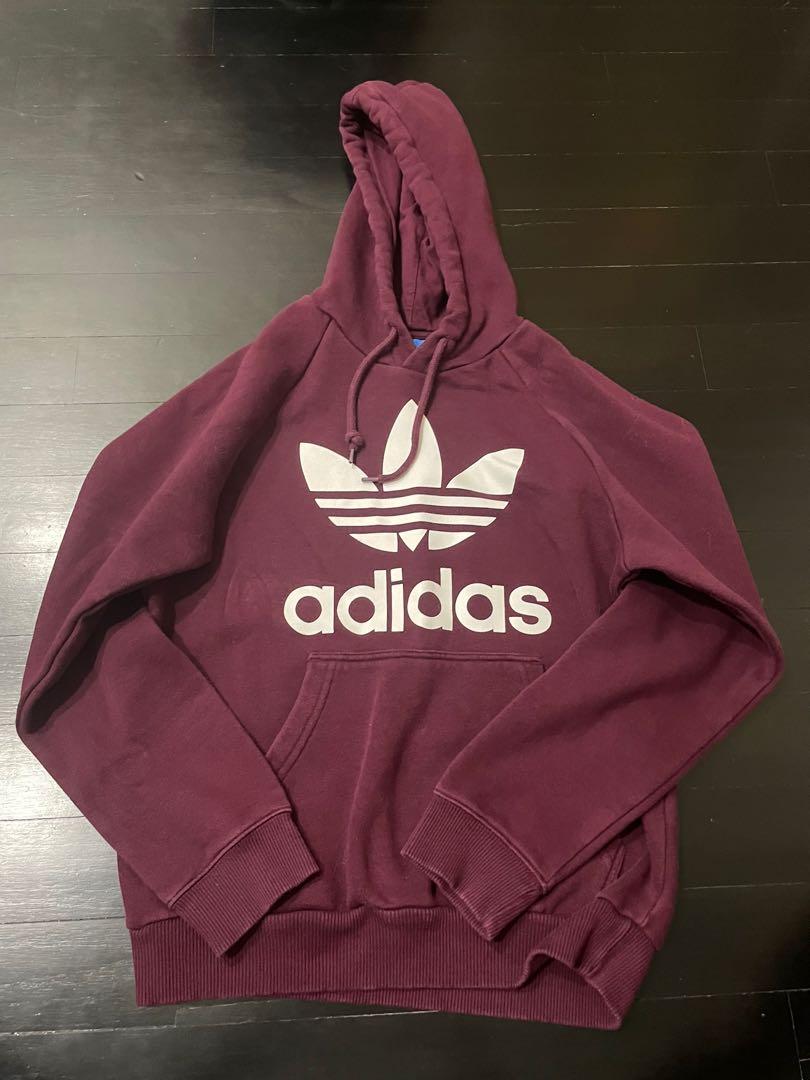 CHEAP adidas maroon hoodie Women s Fashion Coats Jackets and