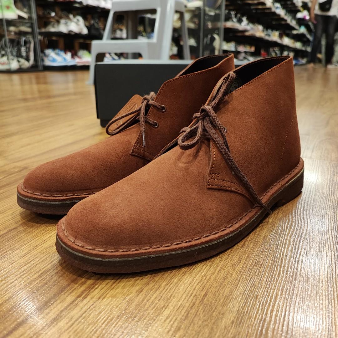 Clarks desert boot mahogany best sale