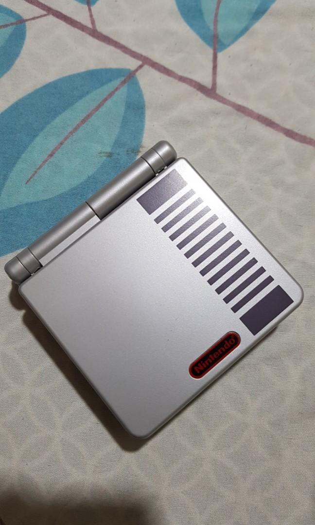 Classic Nes GBA SP AGS 001 (Category: Nintendo) located in Naga. Submitted by gud3tama (Listing ID 1182549244, Image 1). Description: preloved Japan bought in great condition, all buttons and speaker are working. w/ minimal scratches on the body. without box. Has wear on the lcd w/ charger (100v) the battery is from the a diff orig gameboy w/c lasts longer than its orig battery. *don't know if its original or not. *buy at your own risk. *can be n