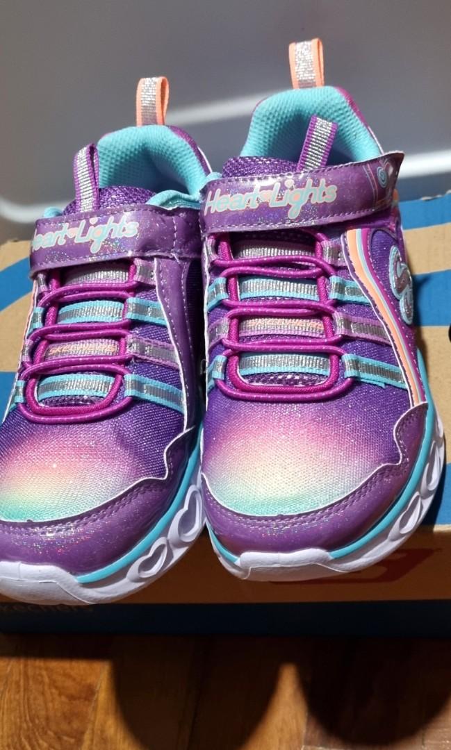 SALE BN Skechers Girls S Light Shoes US13 Babies Kids Babies