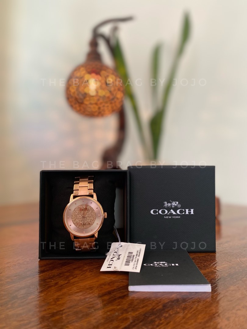 Coach Rosegold watch big face, Women's Fashion, Watches & Accessories, Watches on Carousell