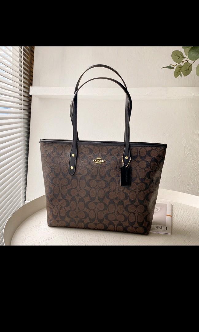 Coach Tote Zip Bag, Women's Fashion, Bags & Wallets, Tote Bags on