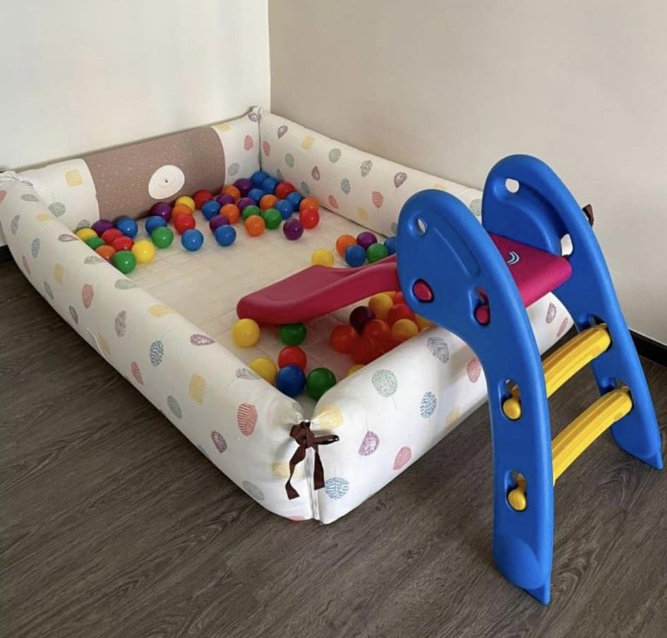 Creamhaus Inua XL Bumper Bed Playmat, Babies & Kids, Baby Nursery