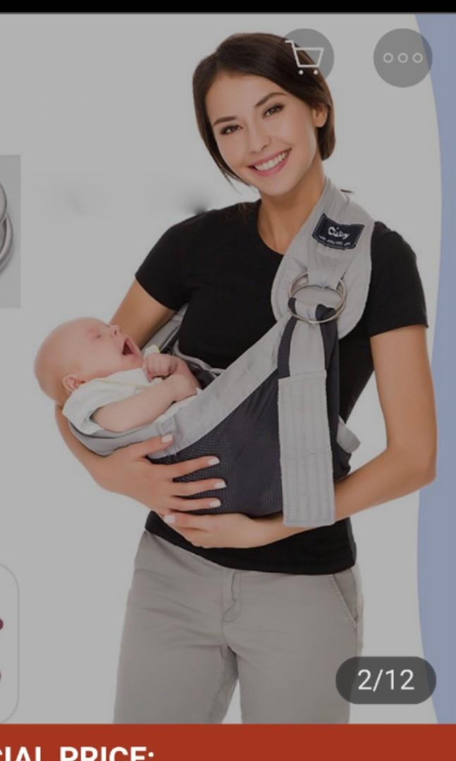 Cuby baby sling, Babies & Kids, Going Out, Carriers & Slings on Carousell