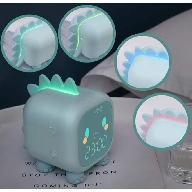 Cute Dinosaur digital alarm clock for kids, Furniture & Home Living