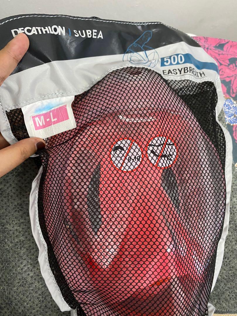 Decathlon Full Face Snorkel Mask, Sports Equipment, Other Sports