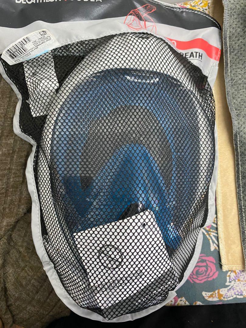 Decathlon Full Face Snorkel Mask, Sports Equipment, Other Sports