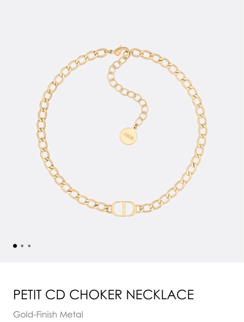 Dior petit cd choker, Women's Fashion, Jewelry & Organisers, Necklaces