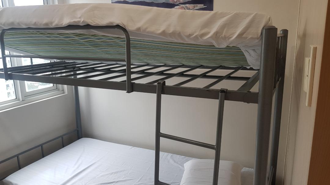 Double Deck with Uratex Mattresses, Furniture & Home Living, Furniture