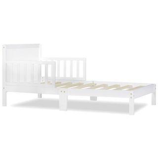 Dream On Me Brookside Toddler Bed in White, Greenguard Gold Certified