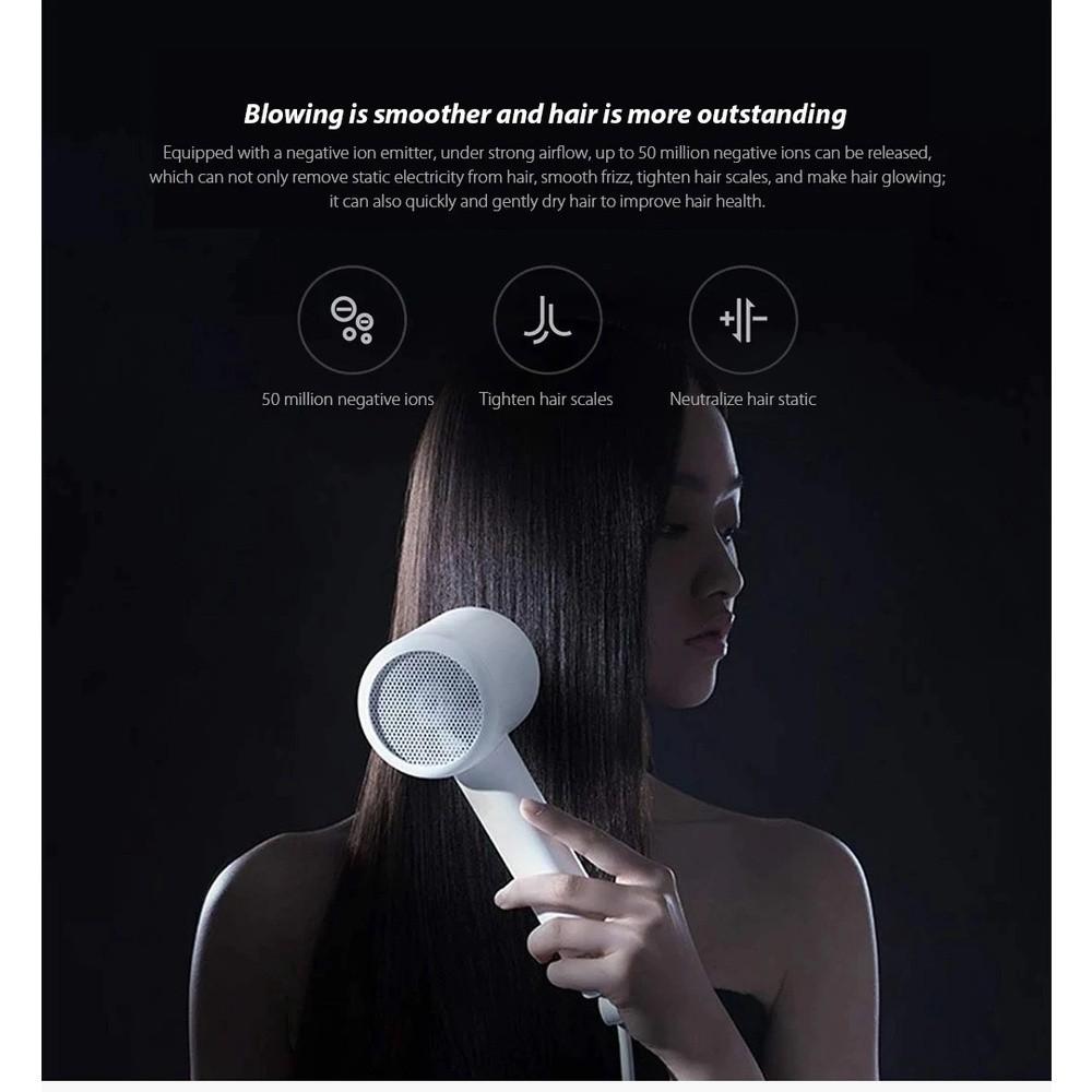 Xiaomi Mi Ionic Hair Dryer H300 Lightweight Strong Wind Fast Drying ...