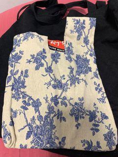 Floral dumpling bag/clutch