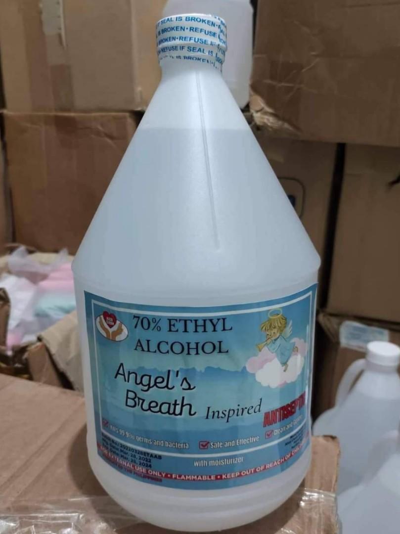 ALCO CLEAN ETHYL ALCOHOL ANGEL'S BREATH SCENT, Beauty & Personal Care, Sanitizers