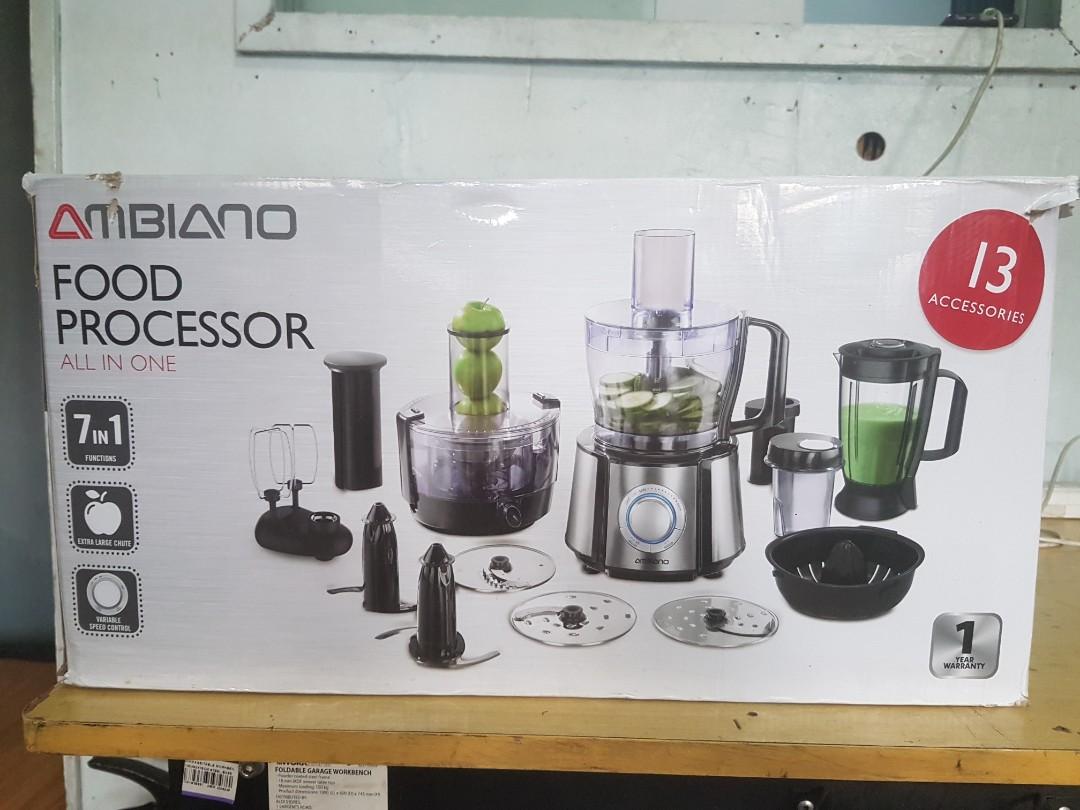 Food Processor Ambiano, TV &amp; Home Appliances, Kitchen Appliances ...