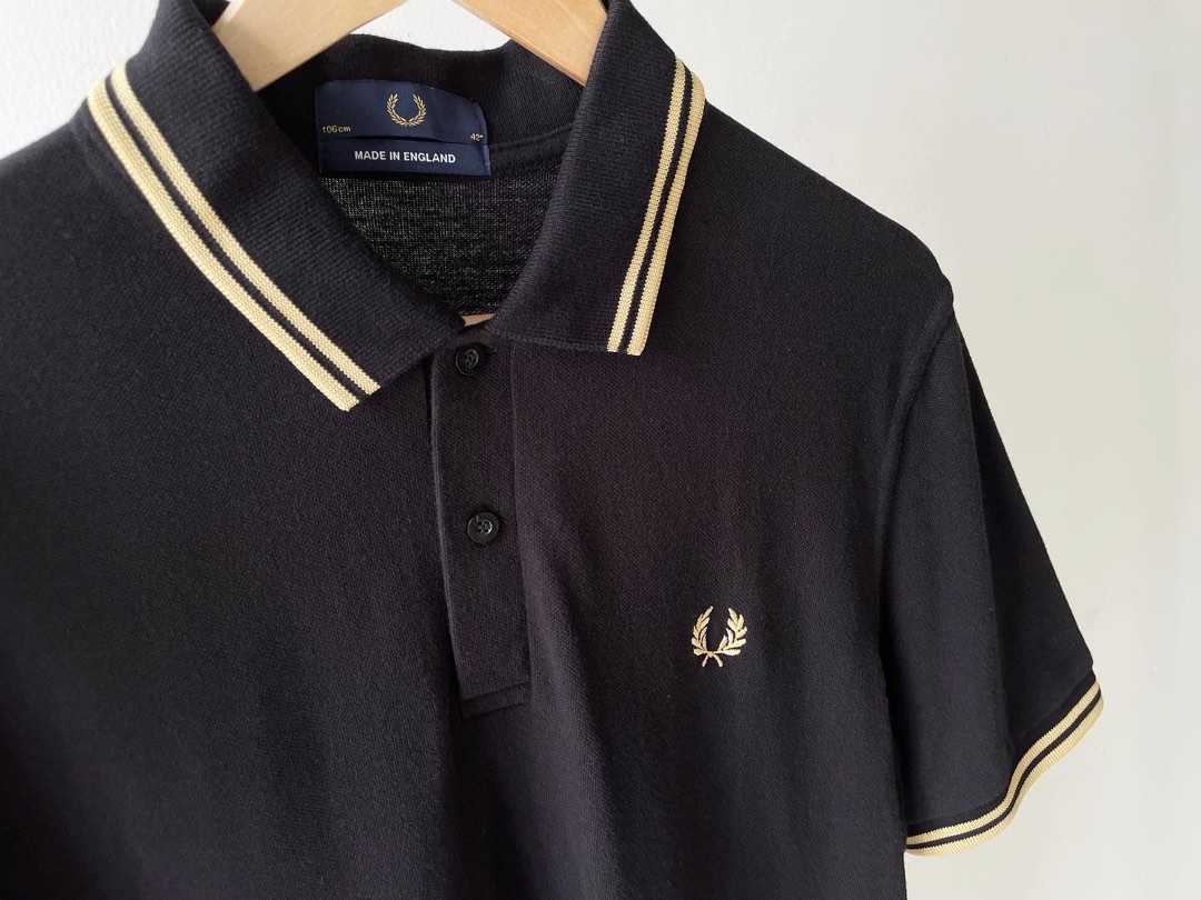 Fred Perry M12 champagne Men s Fashion Tops Sets Tshirts