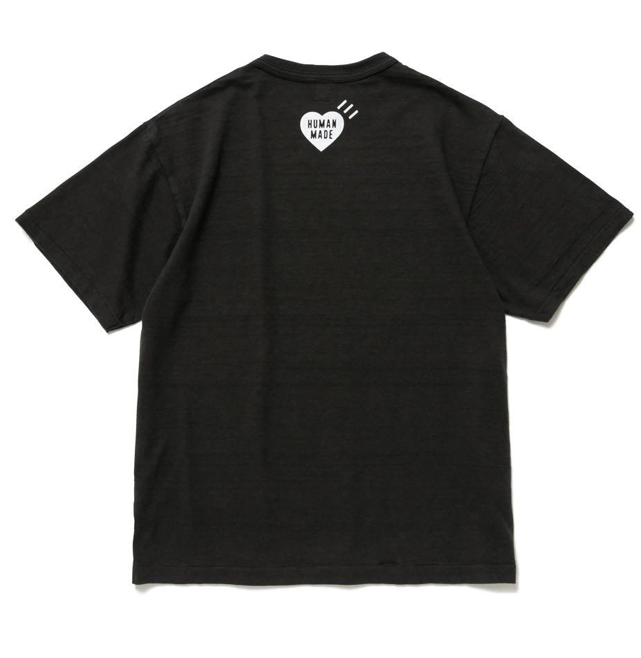 FW22 Graphic Tee #12 Human Made Black L Heart Japan, 男裝, 上身及