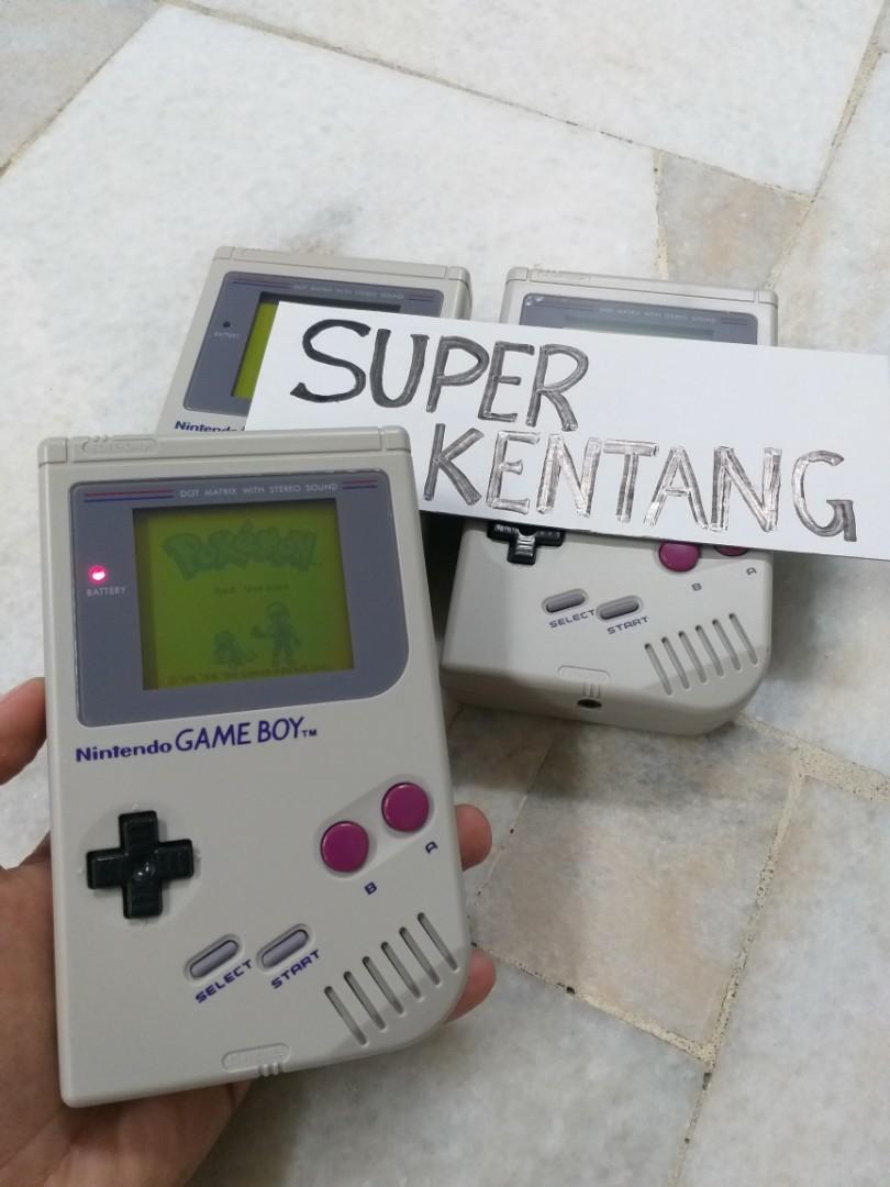 Gameboy DMG 01 Game Boy Grey A014, Video Gaming, Video Game 