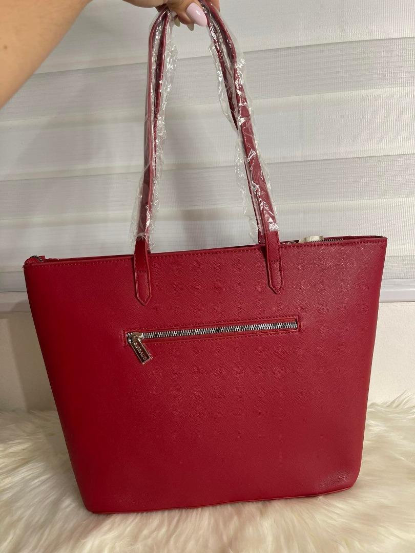 Girbaud Ladies Maeve Teak Tote Bag (Red), Luxury, Bags & Wallets on ...