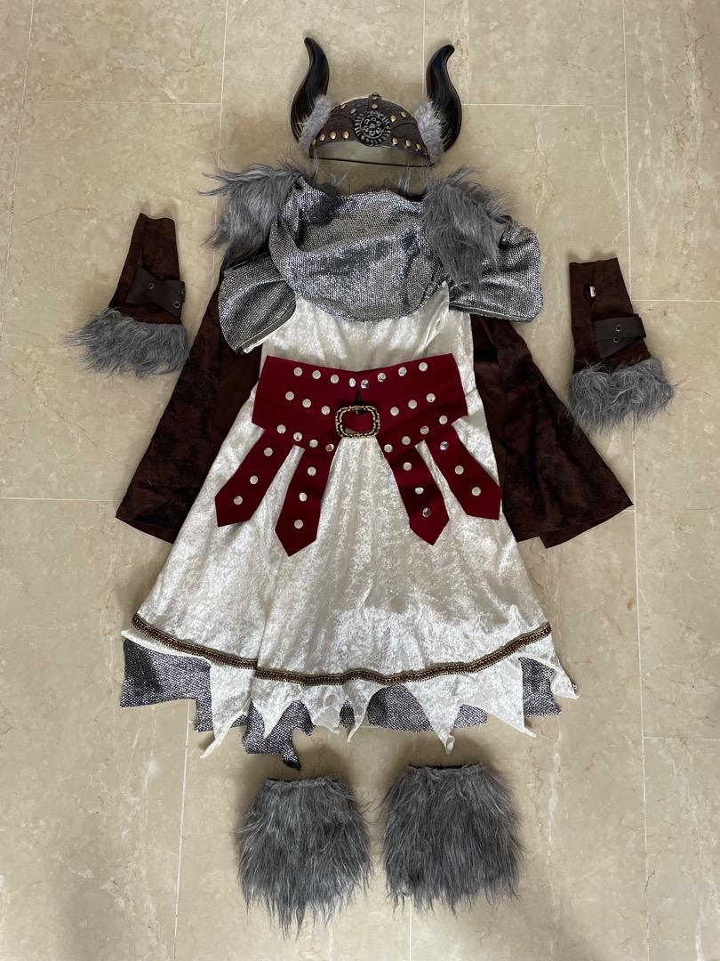 Girls viking costume, Babies & Kids, Babies & Kids Fashion on Carousell