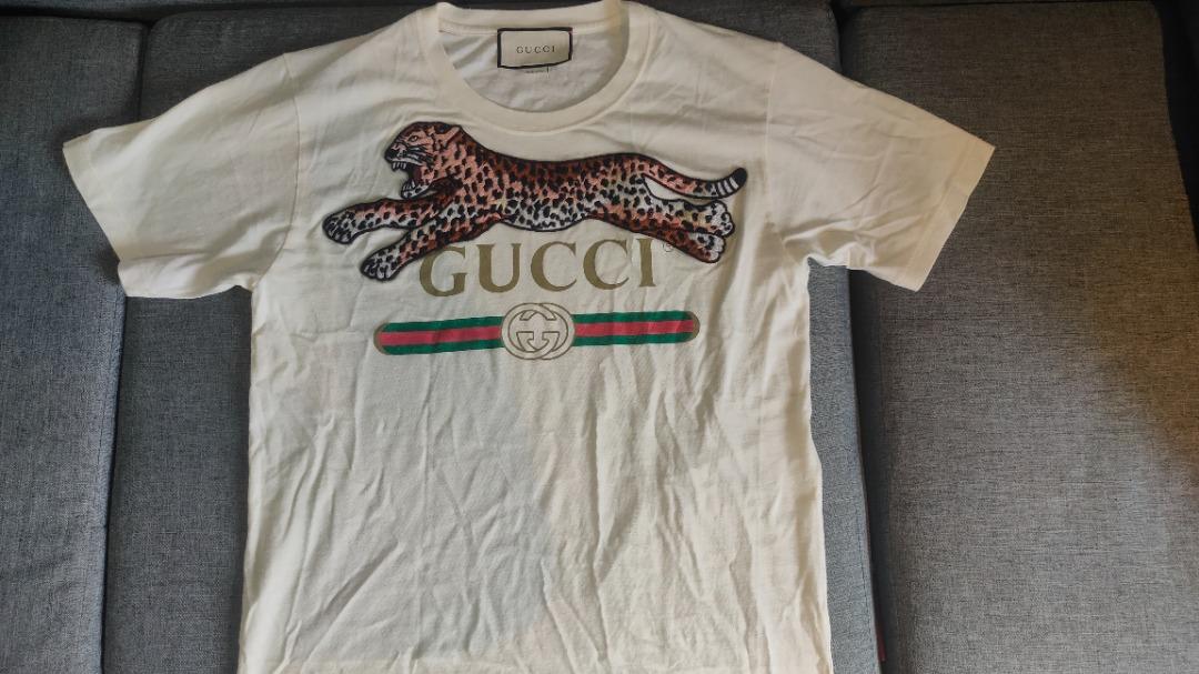 Gucci leopard t shirt sales