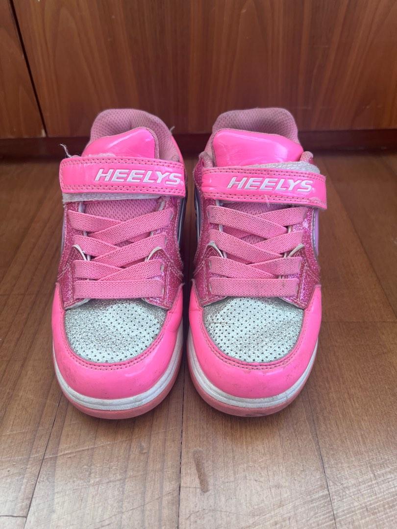 Heelys Pink Glitter 2 Wheels Babies Kids Babies Kids Fashion