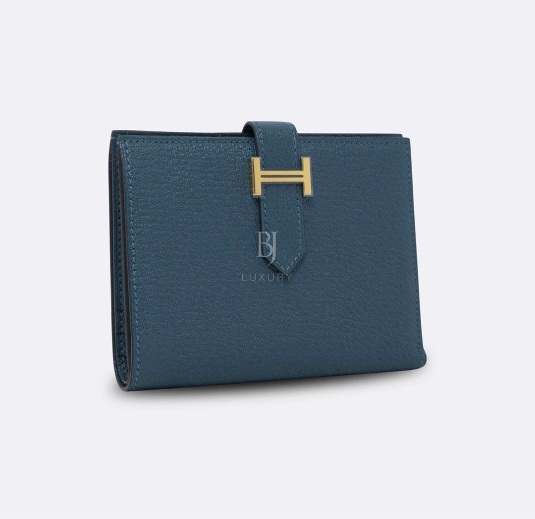 Hermes Chevre Mysore Bearn Gusset Wallet