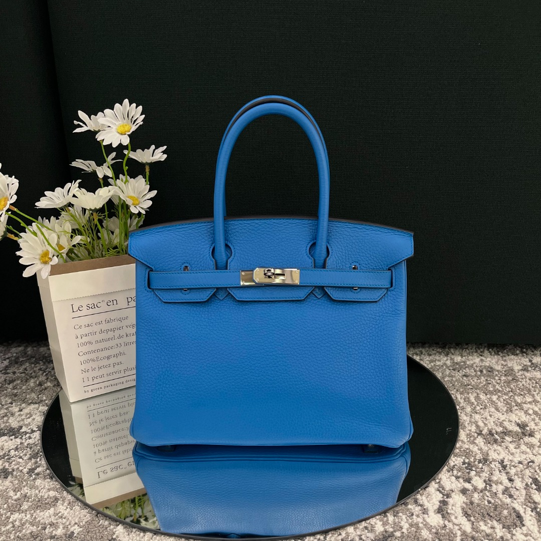 HERMES Epsom Birkin 30 Bleu Zanzibar 1288115