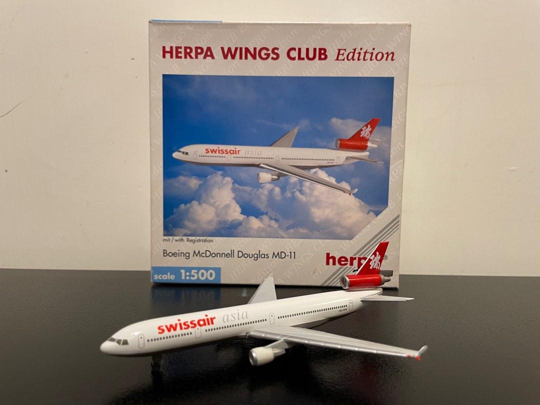 Swissair 航空機モデルセット