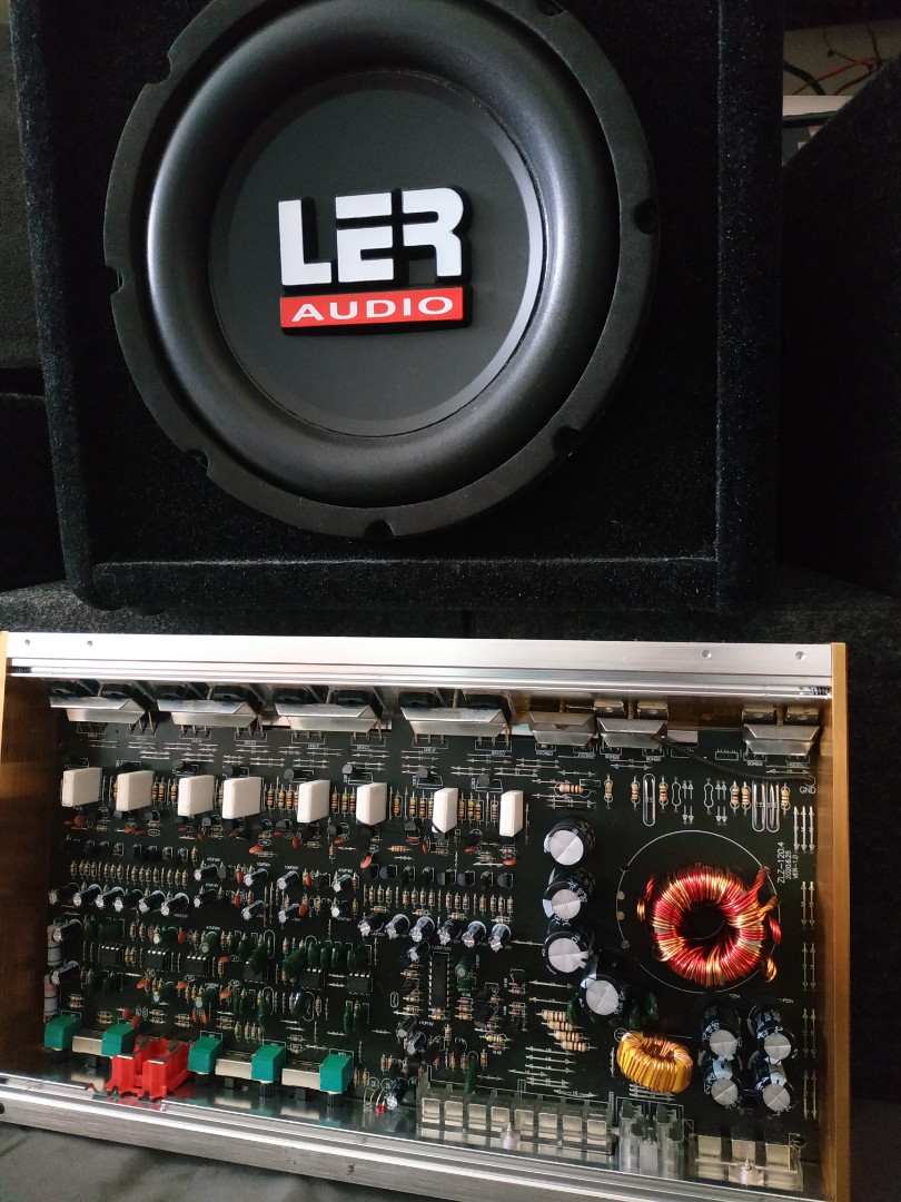 hiace subwoofer +Box +Amplifier 4ch 249.99!!!, Car Accessories