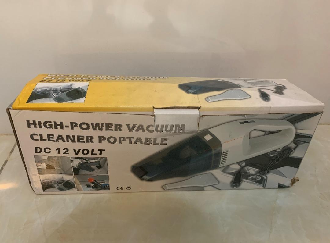 HIGHPOWER VACUUM CLEANER PORTABLE DC 12 VOLT, Furniture & Home Living