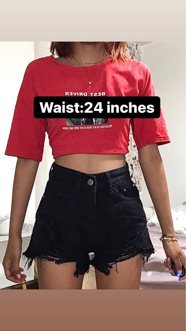 HIGHWAISTED SHORTS SIZE 24 Women s Fashion Bottoms Shorts on