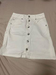 H&M Denim White Shorts